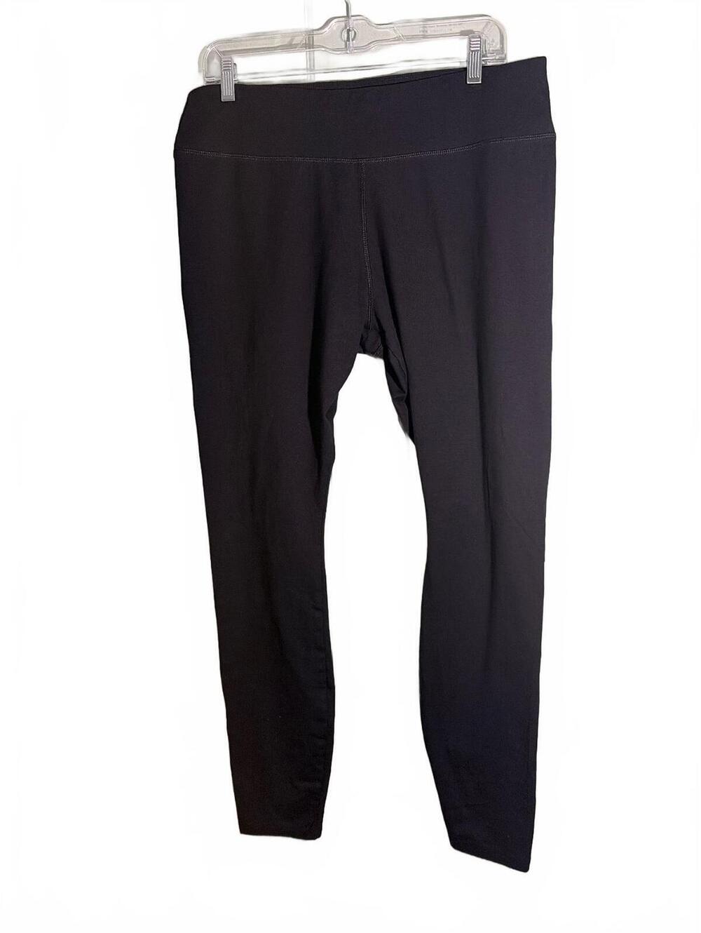 Pact Women's Black Organic Cotton Leggings Size XL